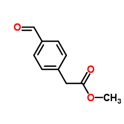4-甲酰基苯乙酸甲酯结构式