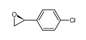 (2S)-2-(4-氯苯基)环氧乙烷结构式