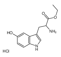 5-羟基-DL-色氨酸乙酯盐酸盐结构式