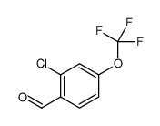 2-氯-4-三氟甲氧基苯甲醛结构式