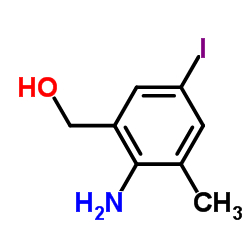2-Amino-5-iodo-3-methylbenzenemethanol Structure