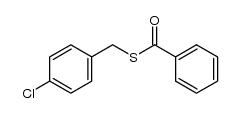 thiobenzoic acid S-(4-chloro-benzyl ester)结构式