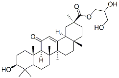 glyceryl glycyrrhetinate Structure