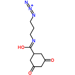 N-(3-Azidopropyl)-3,5-dioxocyclohexanecarboxamide Structure