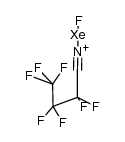 n-C3F7CNXeF cation Structure