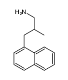 2-methyl-3-(1-naphthyl)-1-propanamine(SALTDATA: FREE)结构式