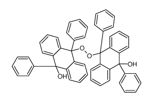 10-(10-hydroxy-9,10-diphenylanthracen-9-yl)peroxy-9,10-diphenylanthracen-9-ol Structure