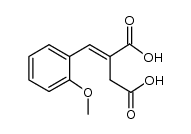 ((E)-2-methoxy-benzylidene)-succinic acid结构式