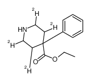 ethyl 2,3,5,6-tetradeuterio-4-phenylpiperidine-4-carboxylate结构式