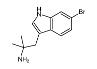 1-(6-bromo-1H-indol-3-yl)-2-methylpropan-2-amine结构式