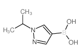 1-异丙基吡唑-4-硼酸结构式