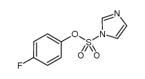 4-fluorophenyl 1H-imidazole-1-sulfonate结构式