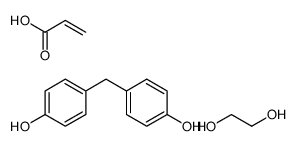 二苯酚F乙氧酸(2 EO/苯基)二丙烯酰酸结构式