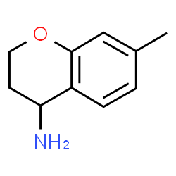 (4S)-7-METHYL-3,4-DIHYDRO-2H-1-BENZOPYRAN-4-AMINE结构式