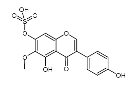 tectorigenin-7-O-sulfate Structure