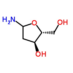 2-Deoxy-D-erythro-pentofuranosylamine Structure