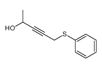 5-phenylsulfanylpent-3-yn-2-ol Structure