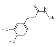 (3,4-二甲基苯氧基)-乙酸肼结构式