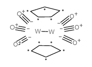三羰基环戊二烯钨二聚物结构式