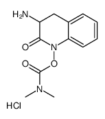 3-AMINO-2-OXO-3,4-DIHYDROQUINOLIN-1(2H)-YL DIMETHYLCARBAMATE HYDROCHLORIDE structure