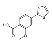 2-methoxy-4-thiophen-2-ylbenzoic acid Structure
