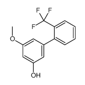 3-methoxy-5-[2-(trifluoromethyl)phenyl]phenol结构式