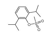2,6-diisopropylphenyl methanesulfonate结构式
