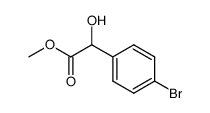 2-(4-溴苯基)-2-羟基乙酸甲酯结构式