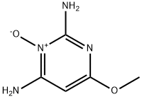 2,6-二氨基-4-甲氧基嘧啶-1-氧化物结构式