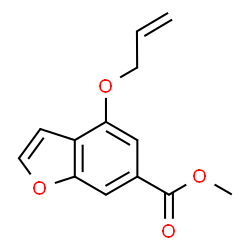 Methyl 4-(allyloxy)-1-benzofuran-6-carboxylate Structure