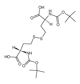 Boc-L-homocystine结构式