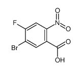 5-溴-4-氟-2-硝基苯甲酸结构式