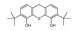 6-tert-butyl-2-(3-tert-butyl-2-hydroxy-6-methylphenyl)sulfanyl-3-methylphenol结构式