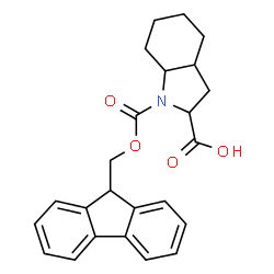 Fmoc-L-Octahydroindole-2-carboxylic acid Structure