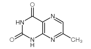 2,4(1H,3H)-Pteridinedione,7-methyl- structure