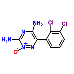 6-(2,3-dichlorophenyl)-2-hydroxy-3-imino-1,2,4-triazin-5-amine structure