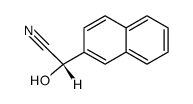 (S)-2-hydroxy(2-naphthyl)acetonitrile Structure