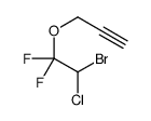 3-(2-bromo-2-chloro-1,1-difluoroethoxy)prop-1-yne结构式