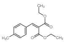 2-[(4-甲基苯基)亚甲基]丙二酸二乙酯结构式