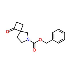 1-氧代-6-氮杂螺[3.4]辛烷-6-羧酸苄酯结构式