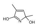 5-hydroxy-3,5-dimethyl-1H-pyrrol-2-one Structure