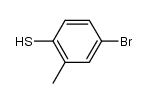 4-bromo-2-methyl-thiophenol结构式