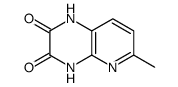 Pyrido[2,3-b]pyrazine-2,3-dione, 1,4-dihydro-6-methyl- (9CI) Structure