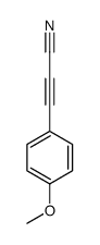 3-(4-methoxyphenyl)prop-2-ynenitrile结构式