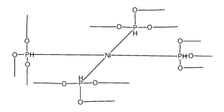 tetrakis(triethylphosphite)nickel(0)结构式