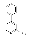 2-甲基-4-苯基吡啶结构式
