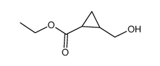 2-(羟甲基)环丙烷羧酸乙酯结构式