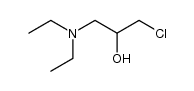 1-chloro-3-diethylamino-propan-2-ol结构式
