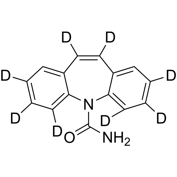 Carbamazepine-d8 Structure