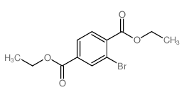 2-溴苯-1,4-二羧酸-1,4-二乙酯结构式